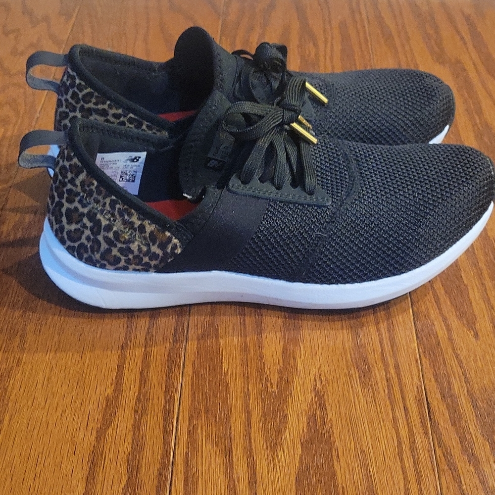 New Balance leopard print sneaker